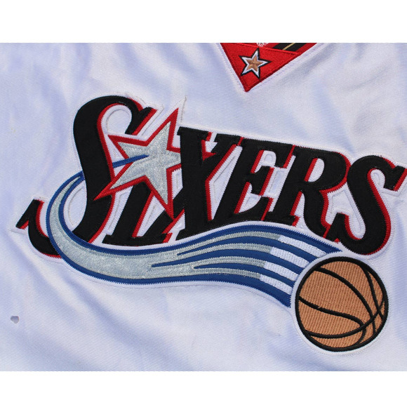 Authentic Vintage Champion Philadelphia 76ers Speedy Claxton jersey 56 3xl - Picture 2 of 10